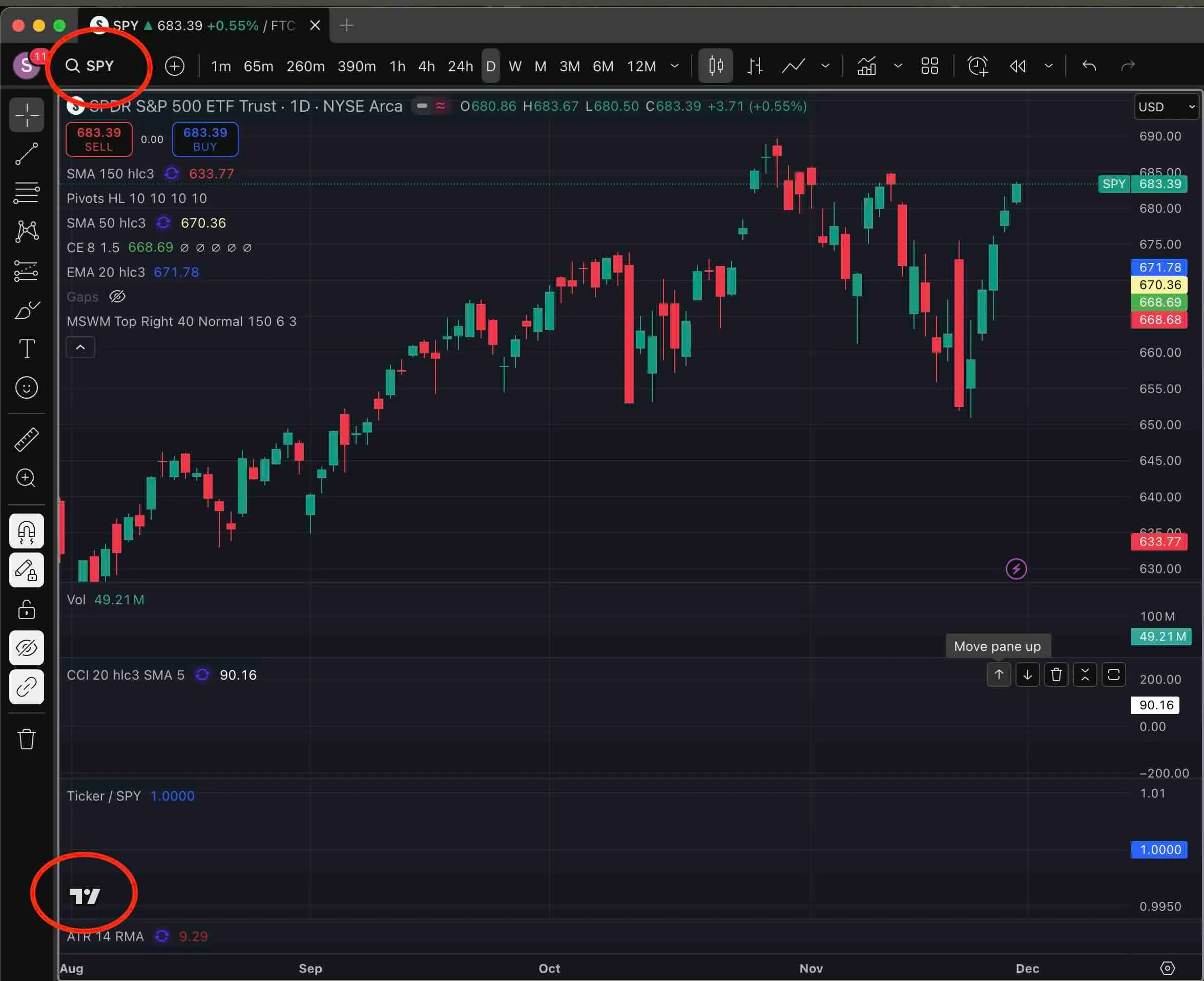 TradingView Ticker Extraction